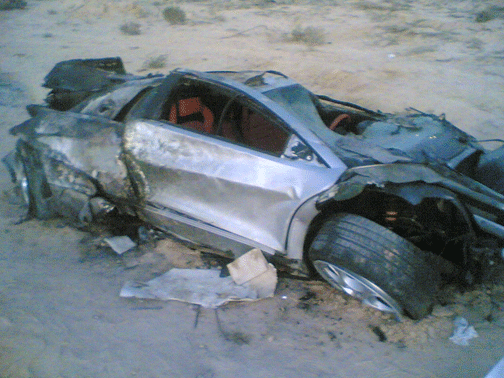 Lamborghini, Murcielago  Crash
