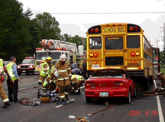 Bus crash Accident