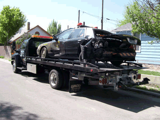 Police car accident