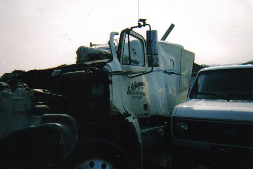 Truck wrecked rage