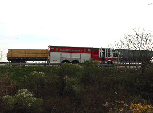 Garbage Truck Accident: Rollover!