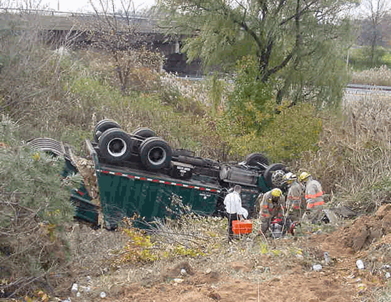 Garbage Truck Accident