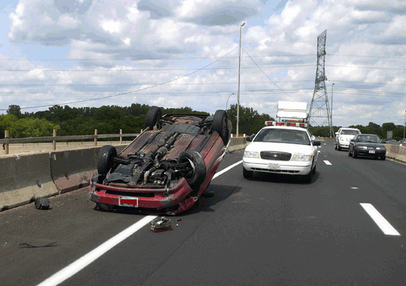 Sentra Rollover Wreck