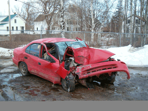 Geo Prizm Crash