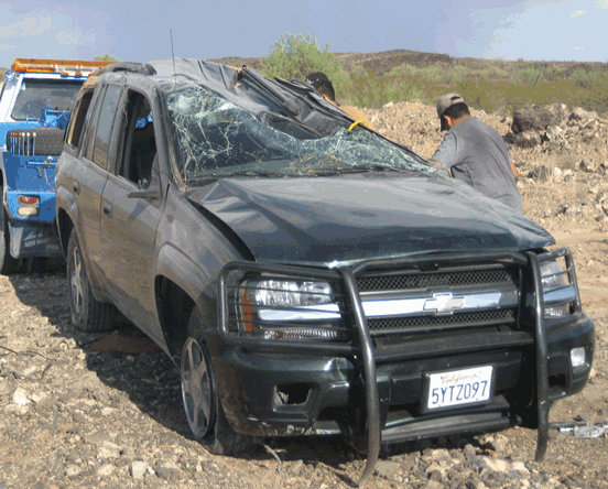 Trailblazer rolled Mexico