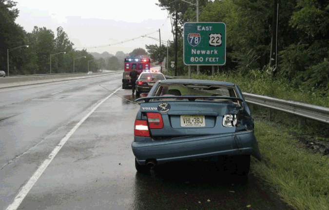 Volvo S70 Crash Picture