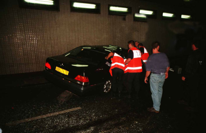 princess diana crash photos. Princess Diana Fatal Crash