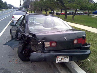 Acura Integra Crash