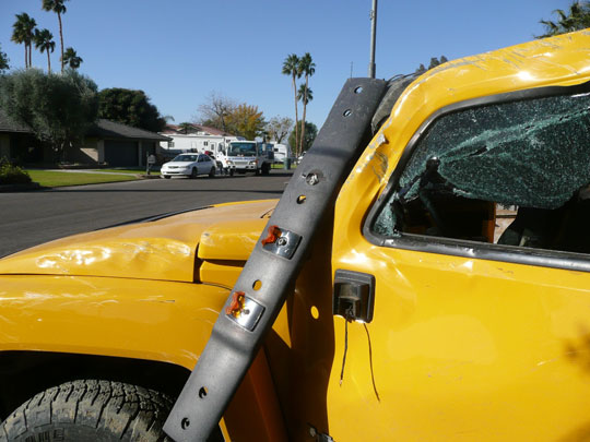 hummer accident