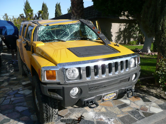 Hummer Crash Accident