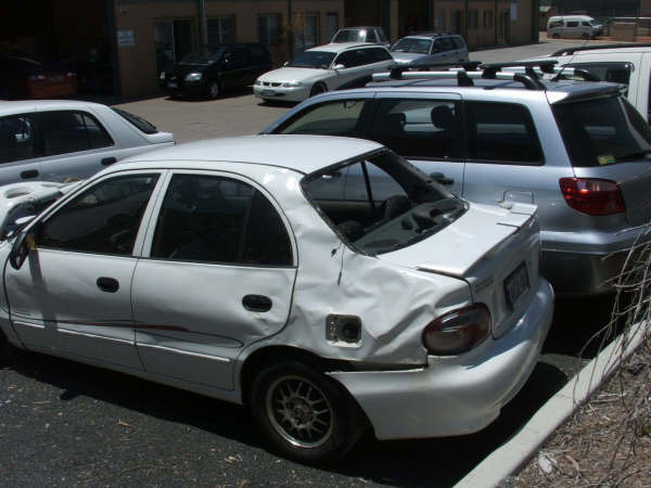 Hyundai accident photo