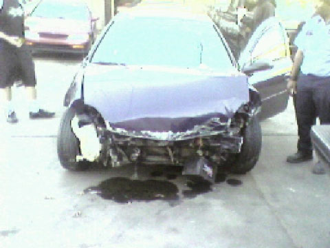 Dodge wreck