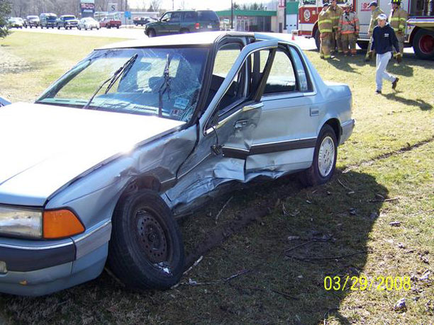 Side impact dodge spirit