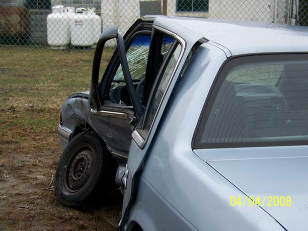 Dodge hit by Jetta