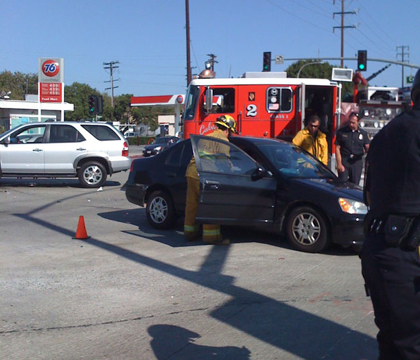 Acura MDX crash