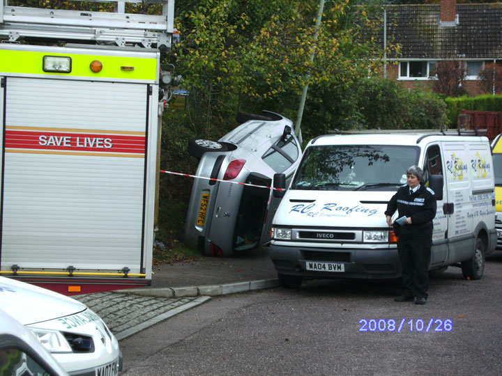 Parking wreck