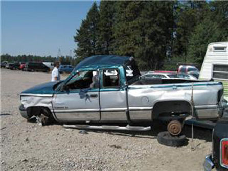 Dodge wreck ejected