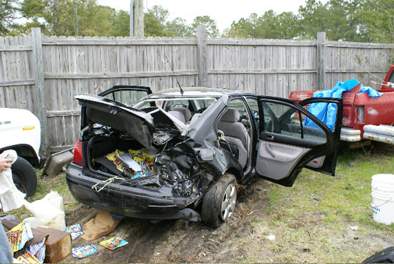 deer crash swerved