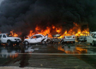 UAE Massive Traffic crash