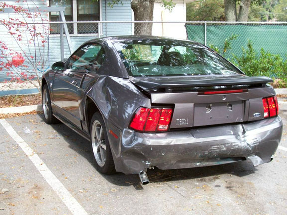 Mustang Mach 1 Picture of Crash