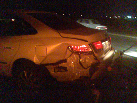 Hyundai accident photo