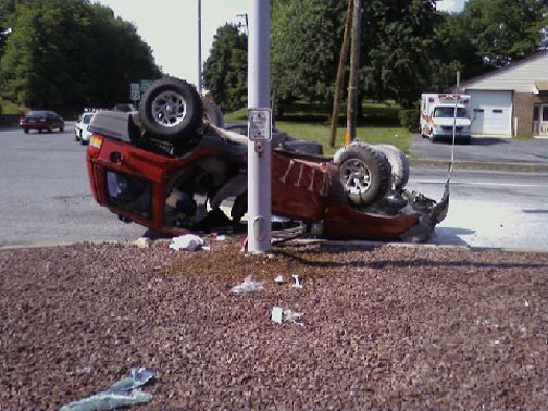 Jeep crash re dlight