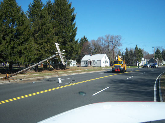 Telephone pole cam edown