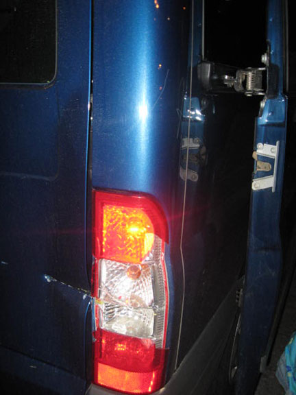 transit van ford crash