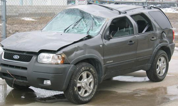Ford Escape Rollover accident