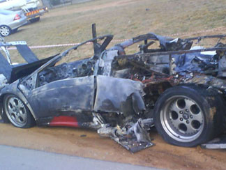 Lamborghini fatal accident