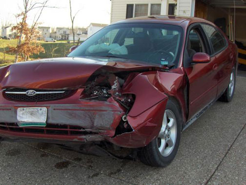 Concrete Median crash