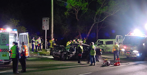 Crash Scene Northmead