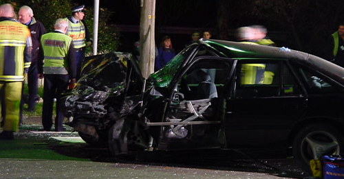 AUssie Holden Crash