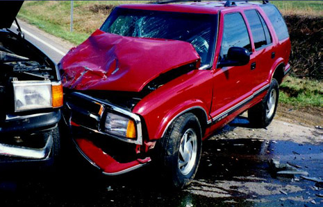 Chevy Blazer Wrecked