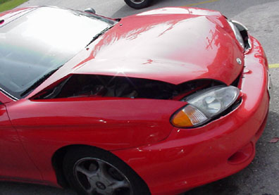 Hyundai Tiburon Accident