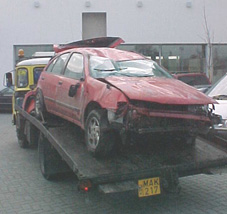 Hungarian nissan crash