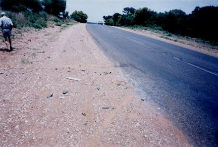 Fiat Uno Crash Scene Pretoria, South Africa