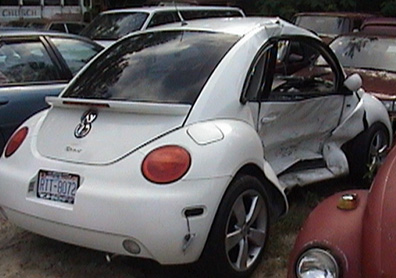 VW Beetle Crash
