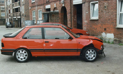 UK Peugeot Crash