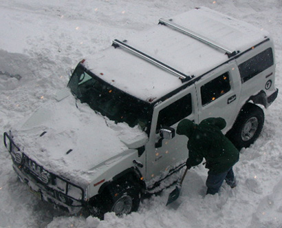 Digging Out Hummer