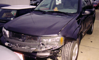 Truck Hits Two Deer