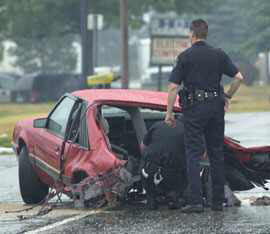 Fatal Mustang Crash