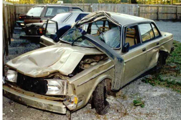 Bad Volvo Crash