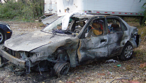 Burned Car