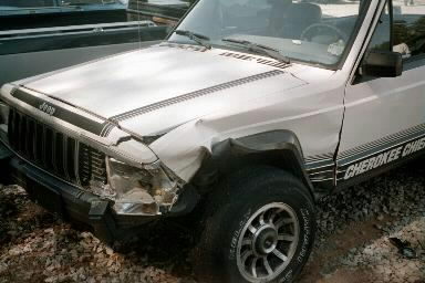 Jeep Crashed