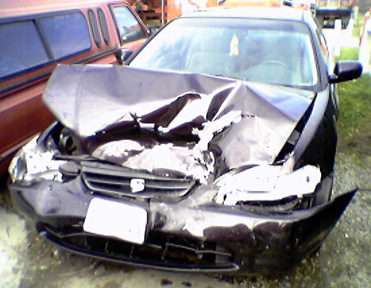 Honda wrecked