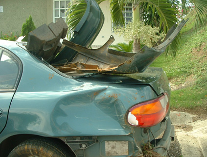 Malibu Car Crashed