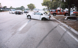 Mustang Wrecked