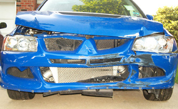 Mitsubishi Lancer Accident