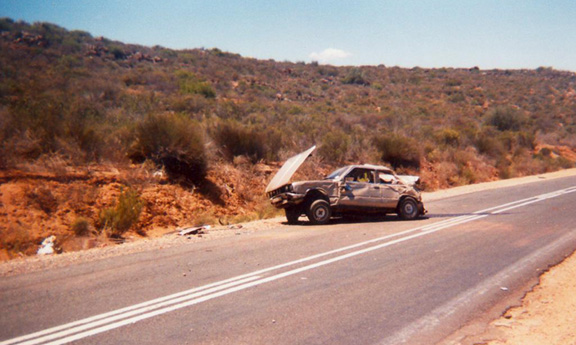 BMW Accident on way to cape